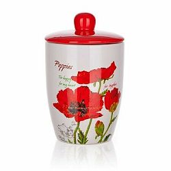 Banquet dóza s víčkem 600 ml Red Poppy OK