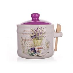 Banquet LAVENDER dóza s lyžičkou,  60ZF1099 400ml