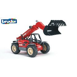 Bruder 2125 Konštrukčné vozidlá - Manitou MLT 633 nakladač s teleskopickým ramenom, 1:16​