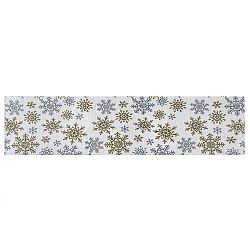 Dakls Behúň Snowflakes biela, 33 x 140 cm