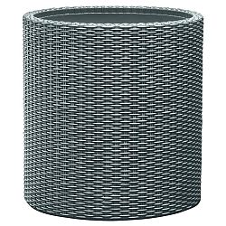 Keter Obal na kvetináč Cylinder Planter S sivá, 7 l, 28 x 28 x 28,3 cm