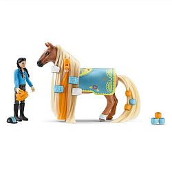 Schleich 42585 Štartovacia sada Kim a Caramelo, 18,7 x 24,5 x 6 cm