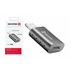 SWISSTEN Adaptér - redukcia Lightning, USB-C