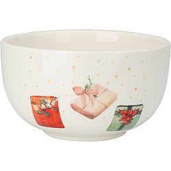 Vianočná porcelánová miska Vianočné darčeky, 500 ml