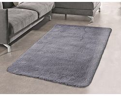 Koberec Soft 70x140 cm,strieborný%